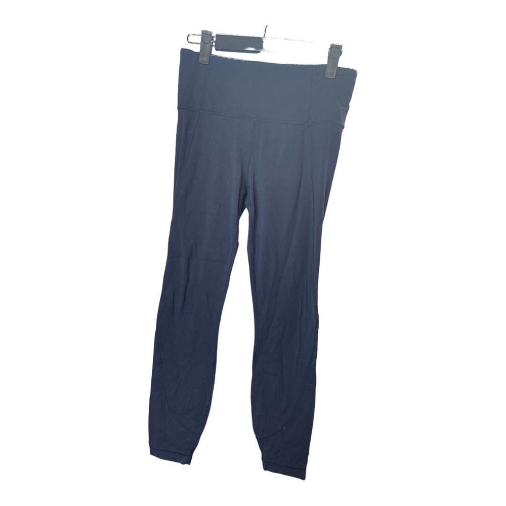 ATHLETA Leggings SMALL Womens Blue High Waist Pull On Athletic Fitness Ankle